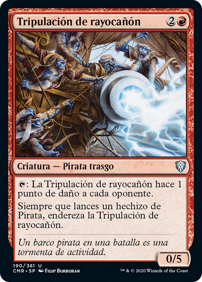 Tripulación de rayocañón
