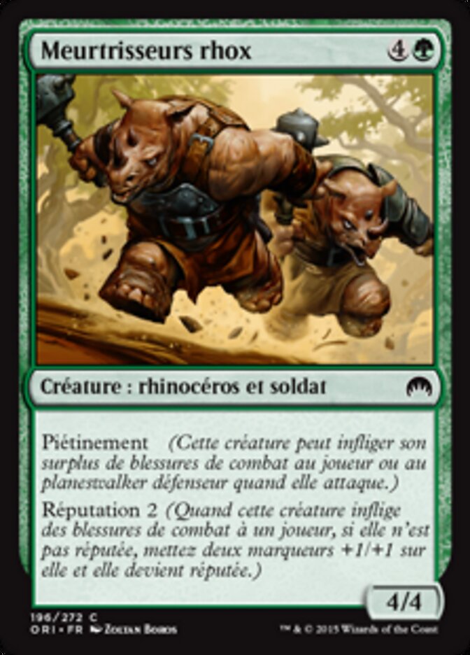 Meurtrisseurs rhox