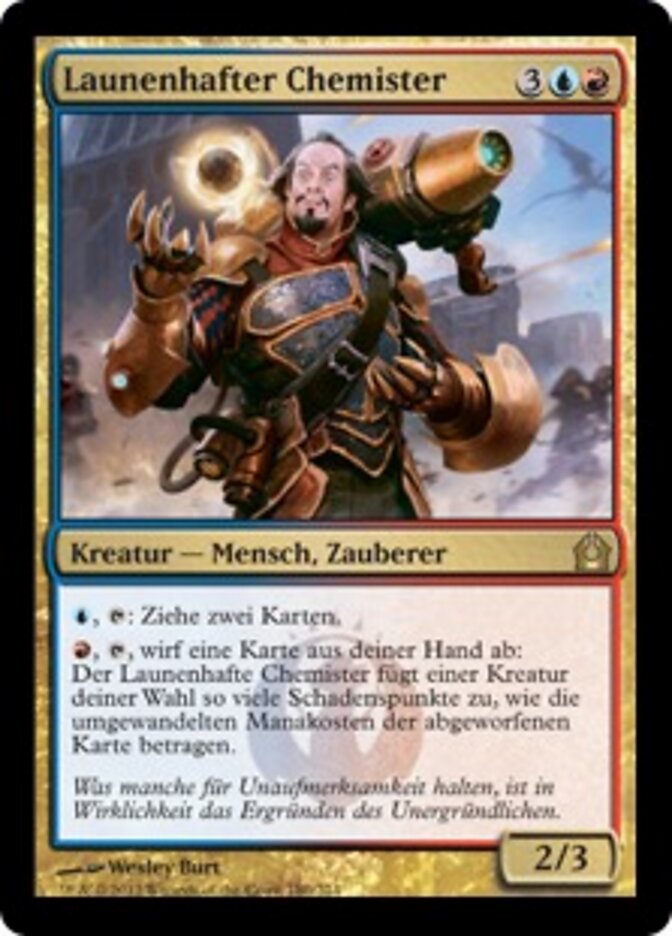 Launenhafter Chemister