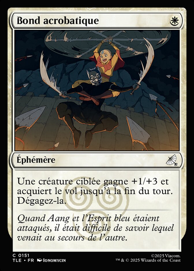 Bond acrobatique