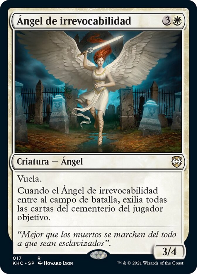 Ángel de irrevocabilidad