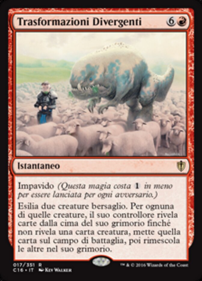 Trasformazioni Divergenti