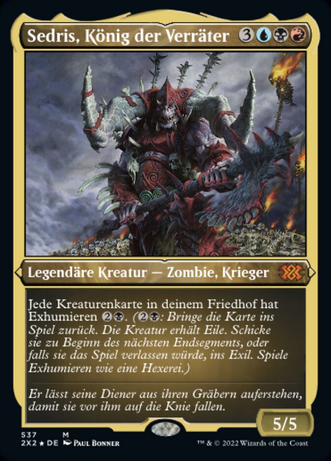 Sedris, König der Verräter