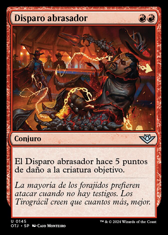 Disparo abrasador