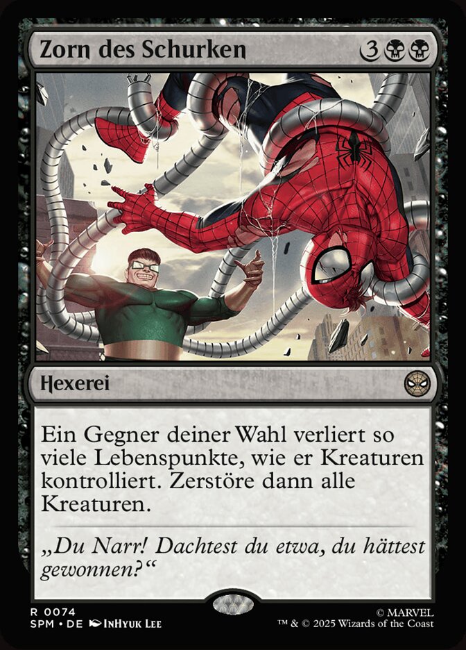Zorn des Schurken
