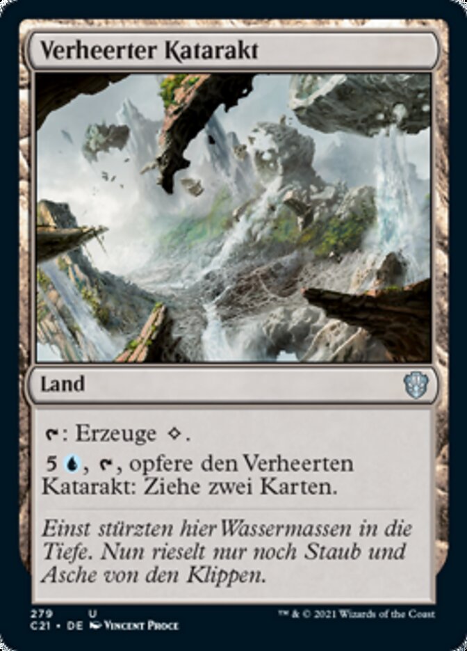 Verheerter Katarakt