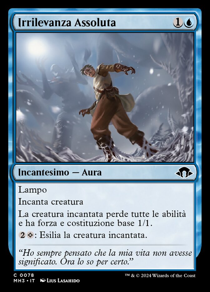 Irrilevanza Assoluta