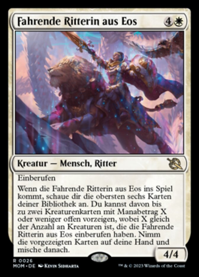 Fahrende Ritterin aus Eos