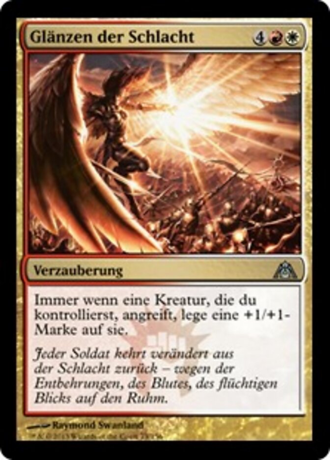 Glänzen der Schlacht