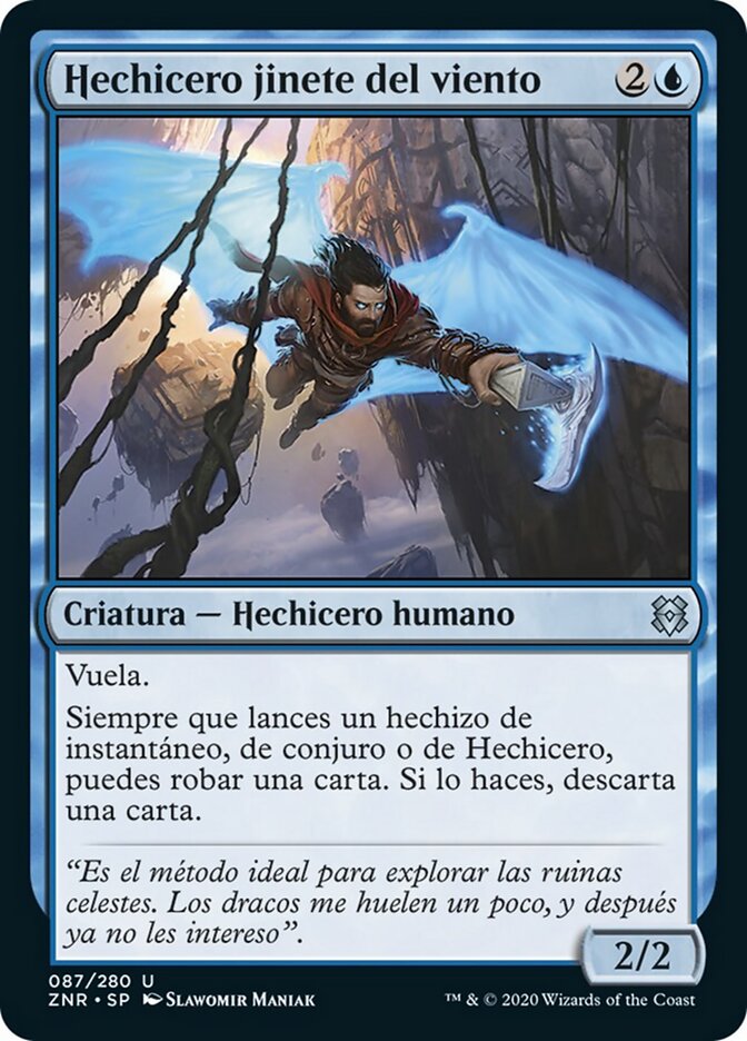 Hechicero jinete del viento