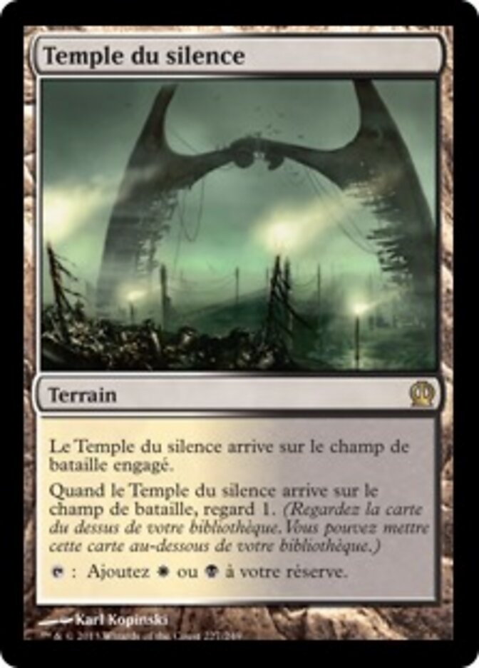 Temple du silence