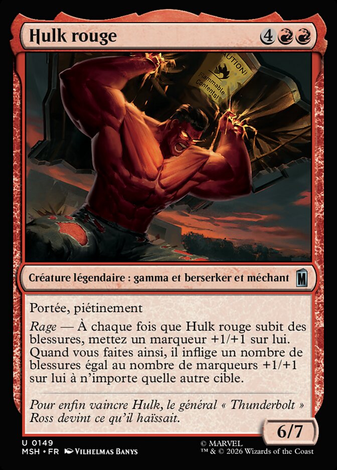 Hulk rouge