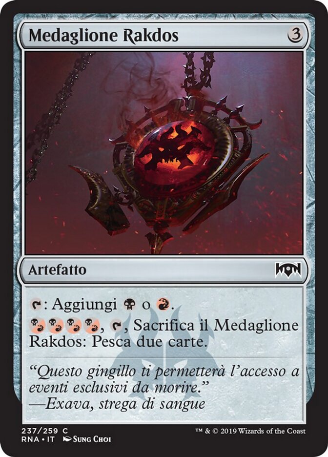 Medaglione Rakdos