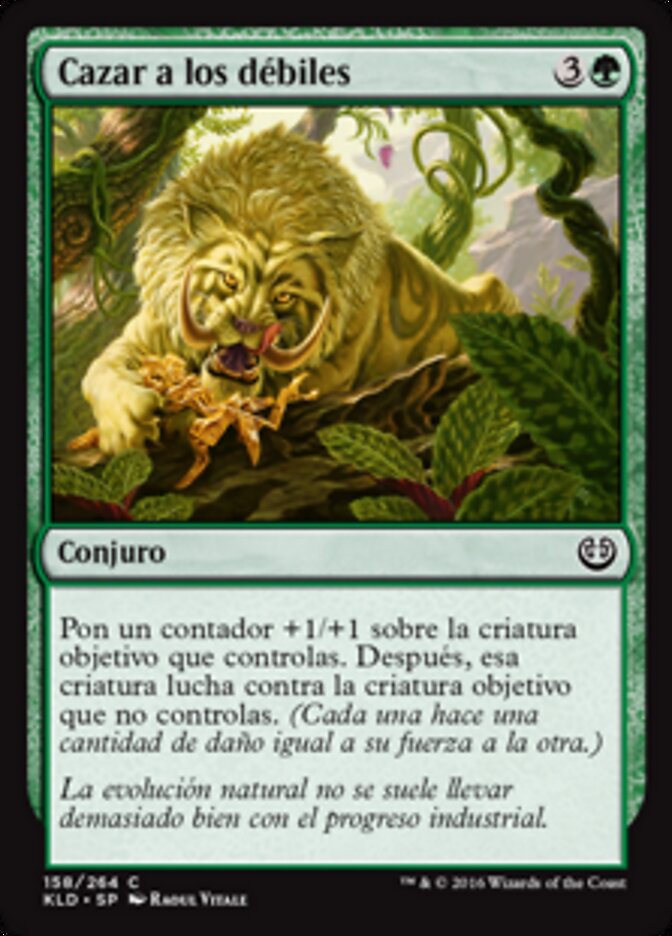 Cazar a los débiles