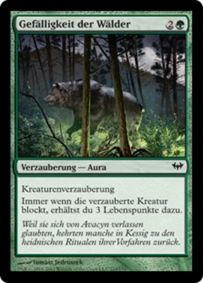 Gefälligkeit der Wälder