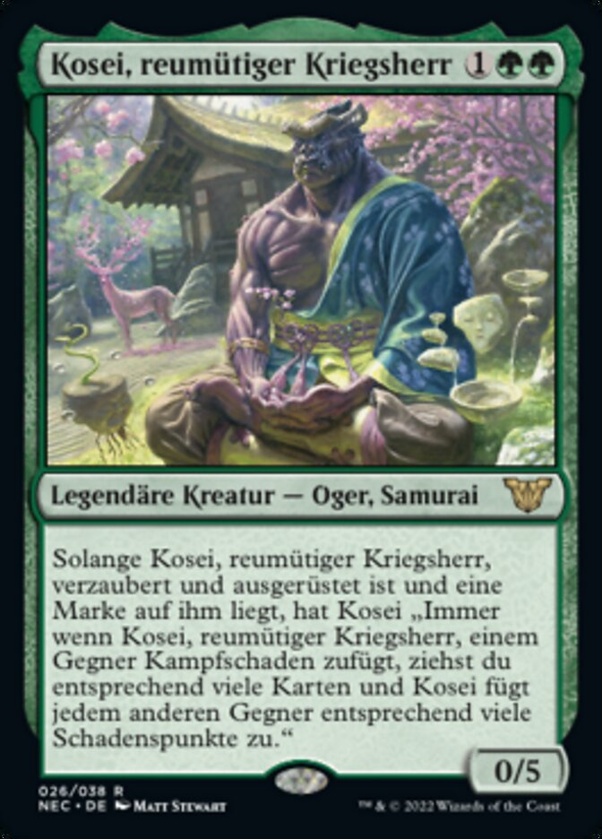 Kosei, reumütiger Kriegsherr