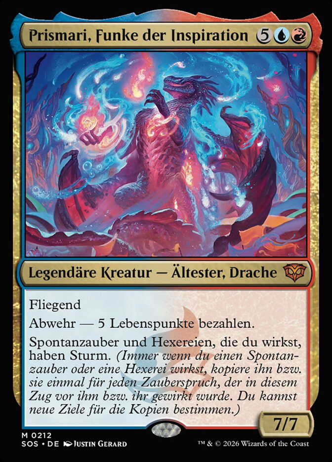 Prismari, Funke der Inspiration