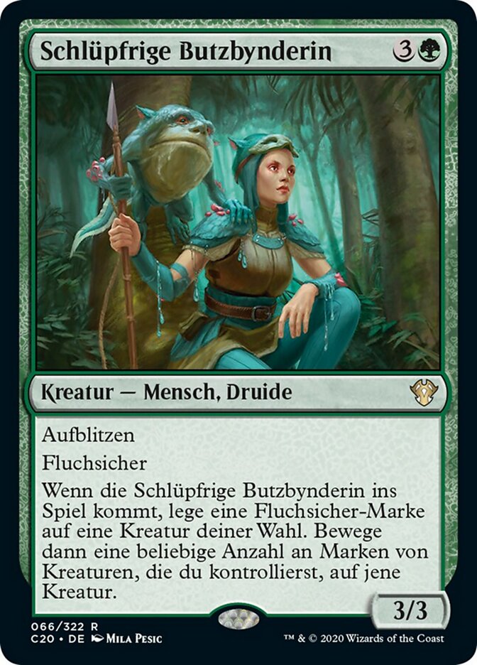 Schlüpfrige Butzbynderin