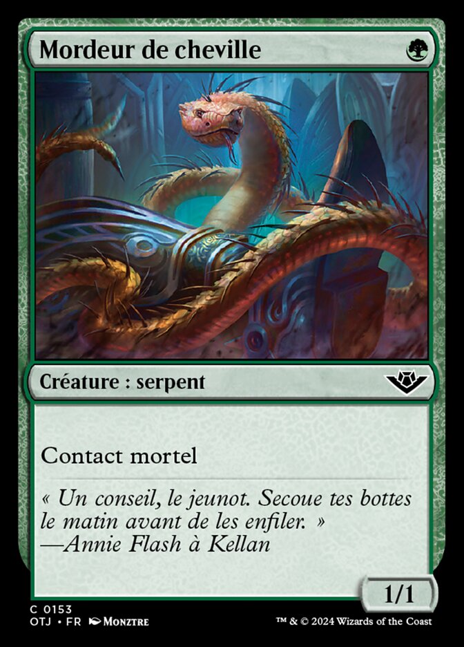 Mordeur de cheville