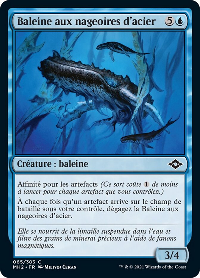 Baleine aux nageoires d'acier