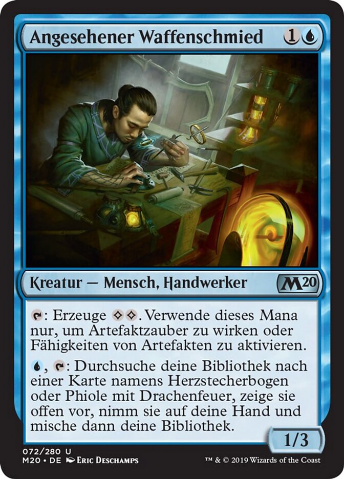 Angesehener Waffenschmied