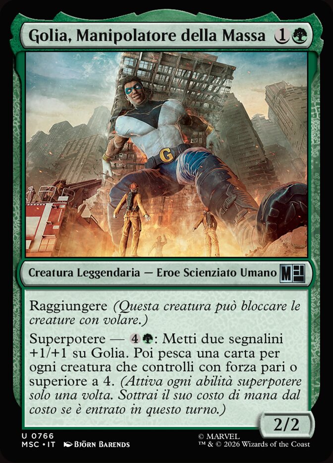Golia, Manipolatore della Massa