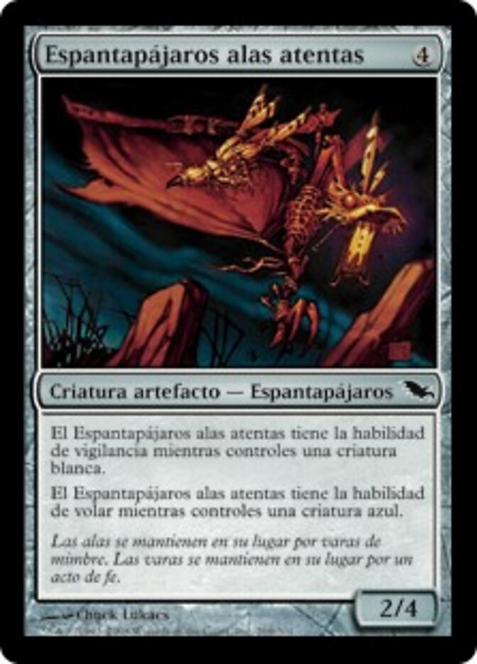 Espantapájaros alas atentas