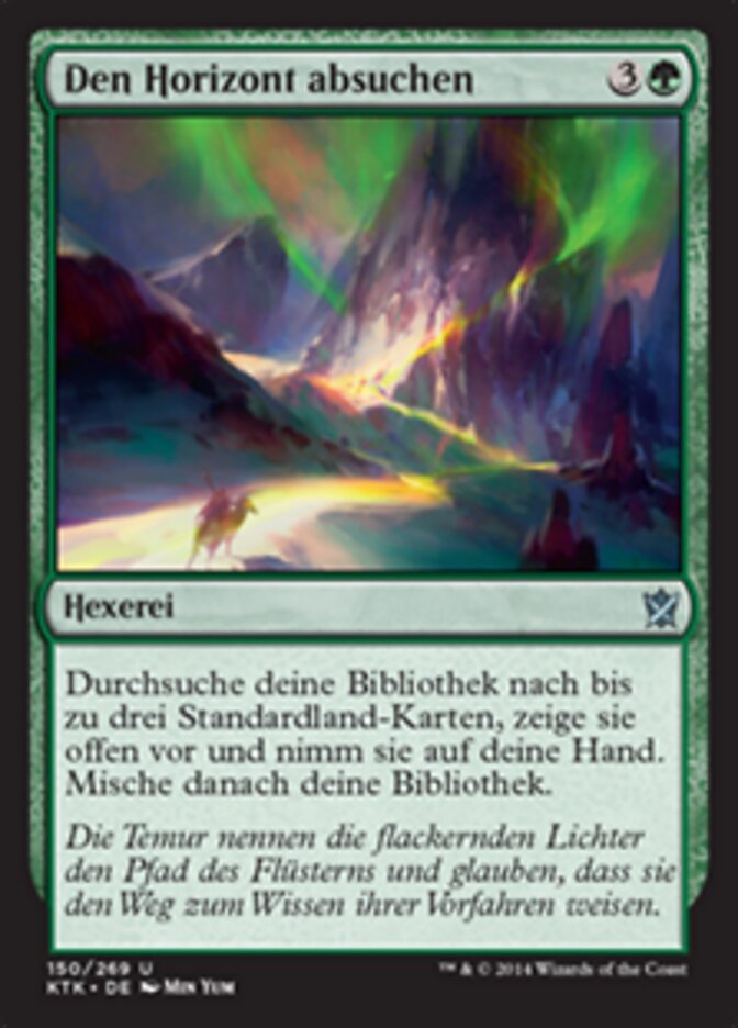 Den Horizont absuchen