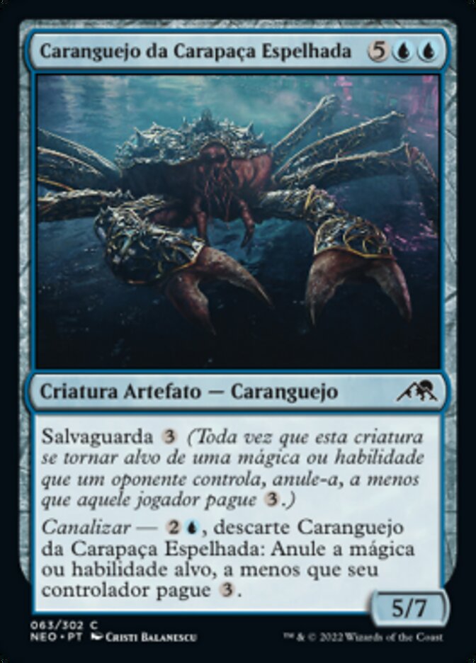 Caranguejo da Carapaça Espelhada