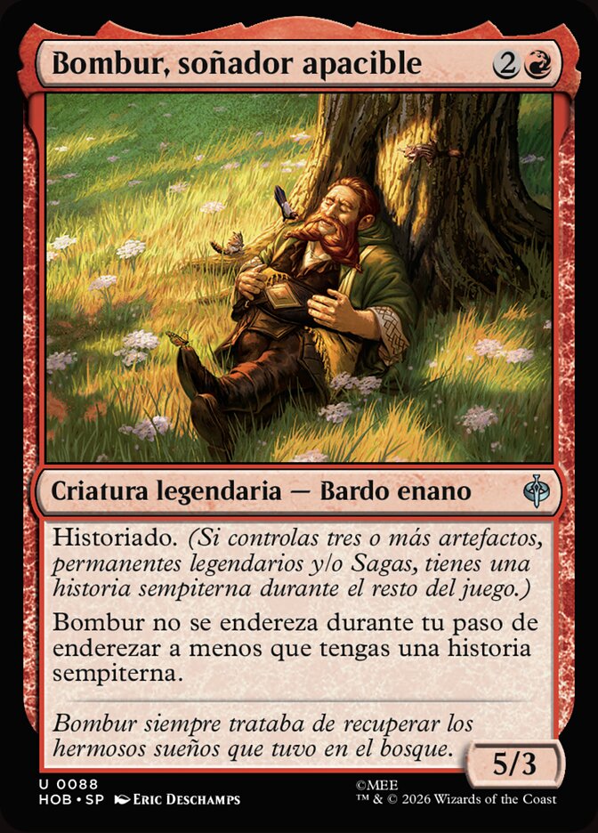 Bombur, soñador apacible