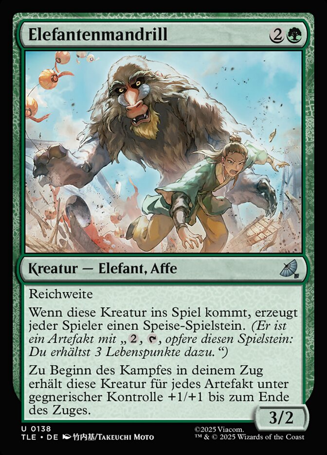 Elefantenmandrill