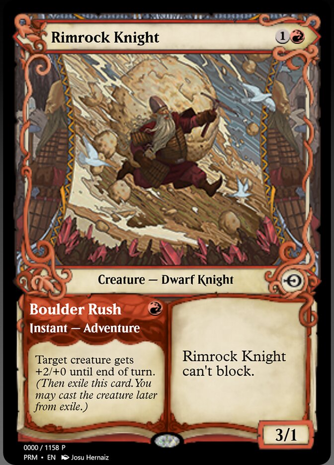 Rimrock Knight // Boulder Rush