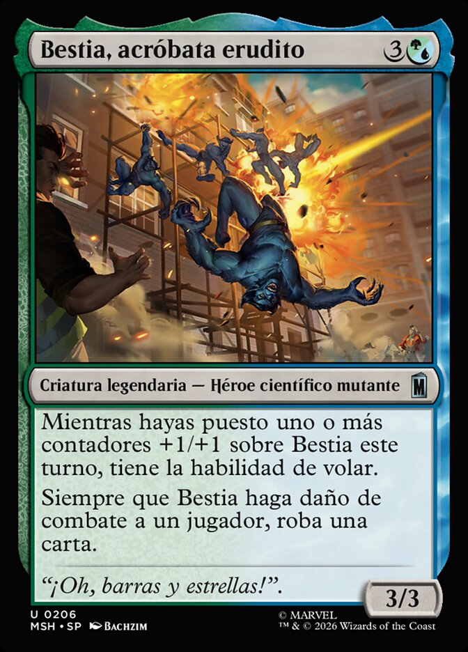 Bestia, acróbata erudito