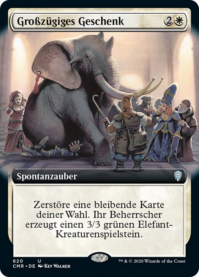 Großzügiges Geschenk