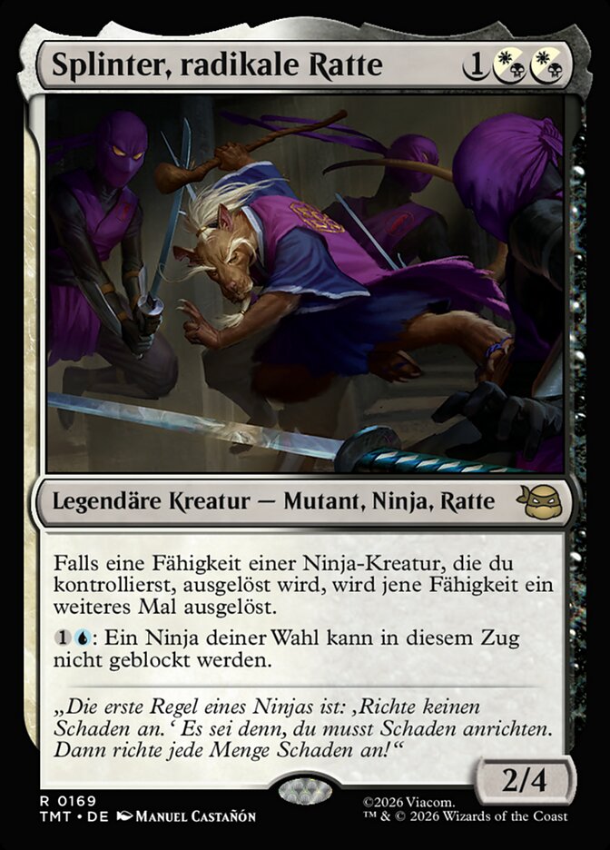 Splinter, radikale Ratte