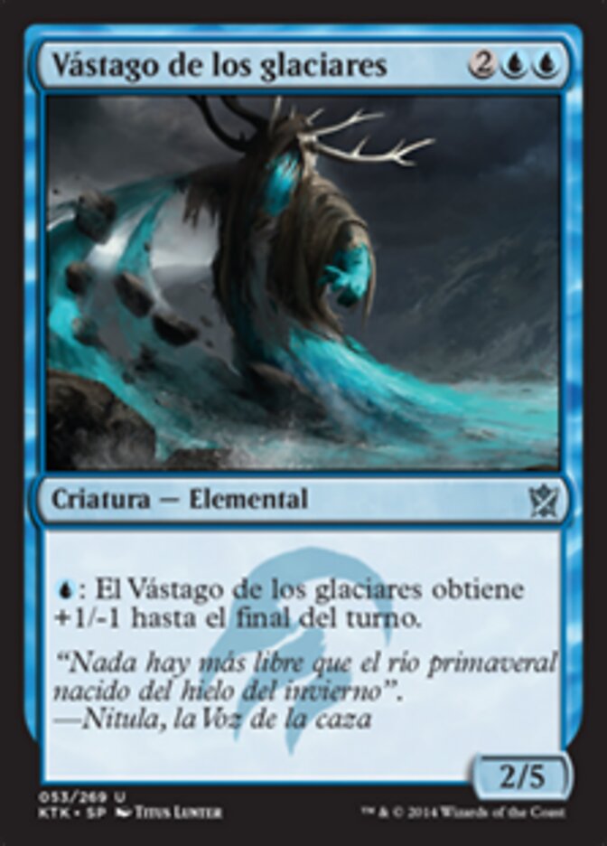Vástago de los glaciares