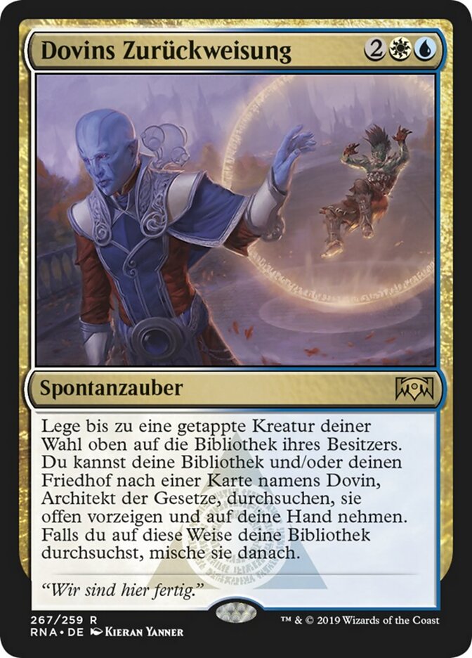 Dovins Zurückweisung