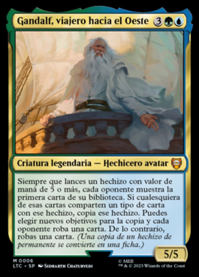 Gandalf, viajero hacia el Oeste