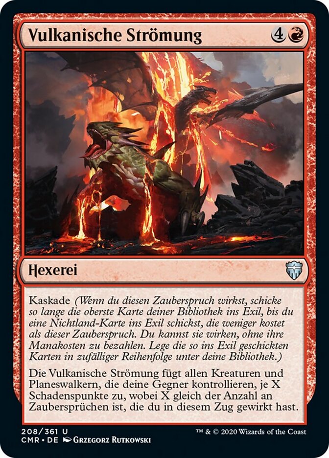 Vulkanische Strömung