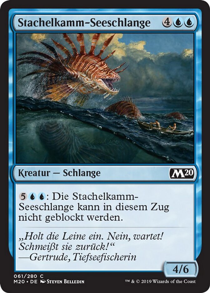 Stachelkamm-Seeschlange