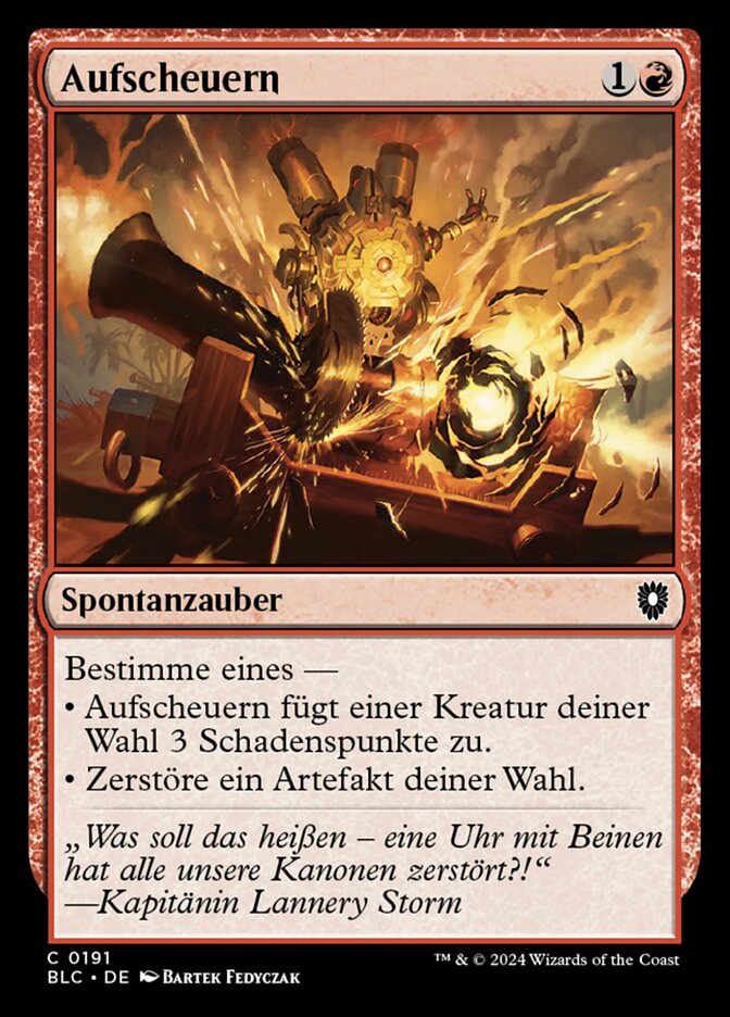 Aufscheuern