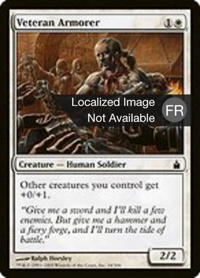 Armurier vétéran