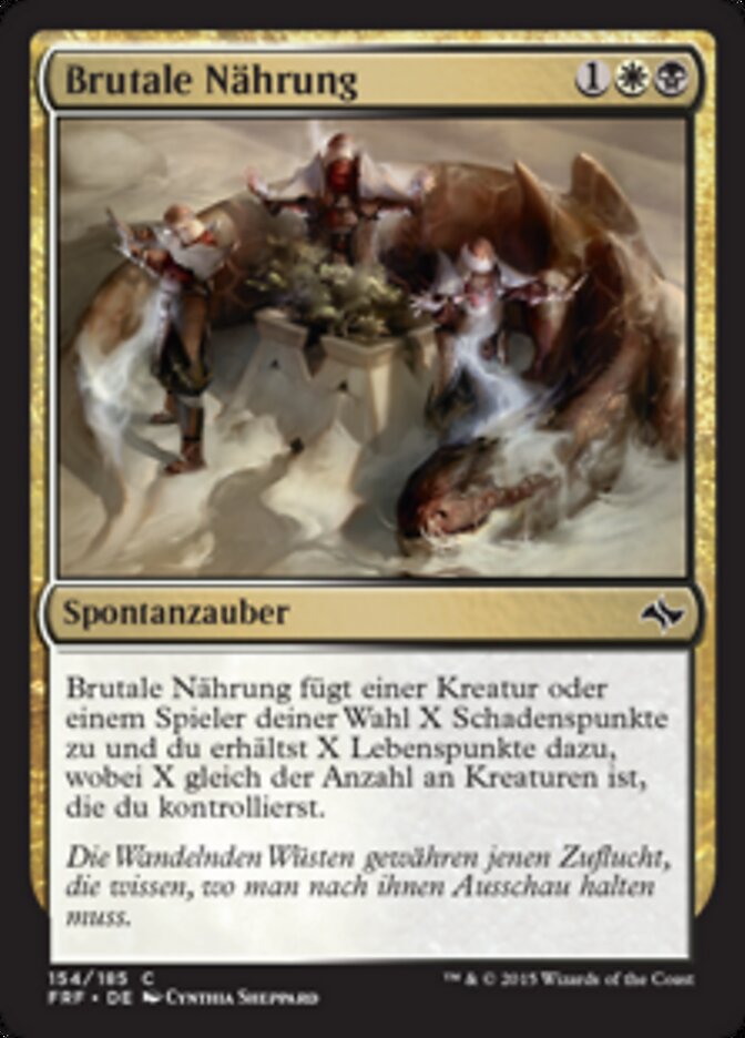 Brutale Nährung
