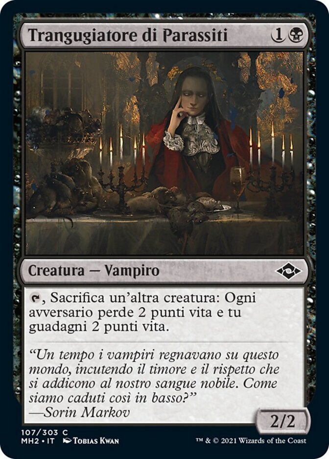 Trangugiatore di Parassiti