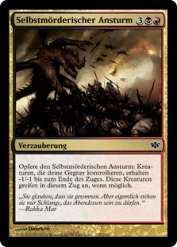 Selbstmörderischer Ansturm