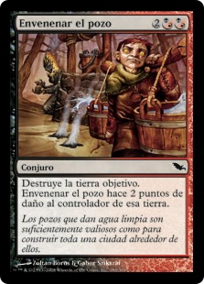 Envenenar el pozo