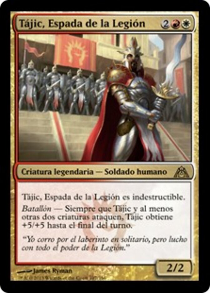 Tájic, Espada de la Legión