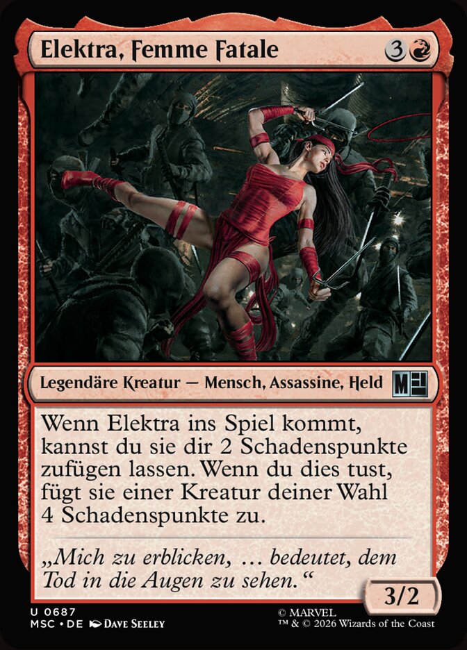 Elektra, Femme Fatale