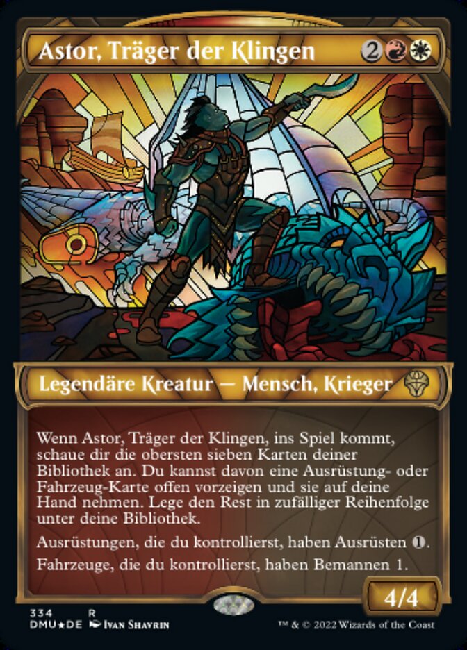 Astor, Träger der Klingen