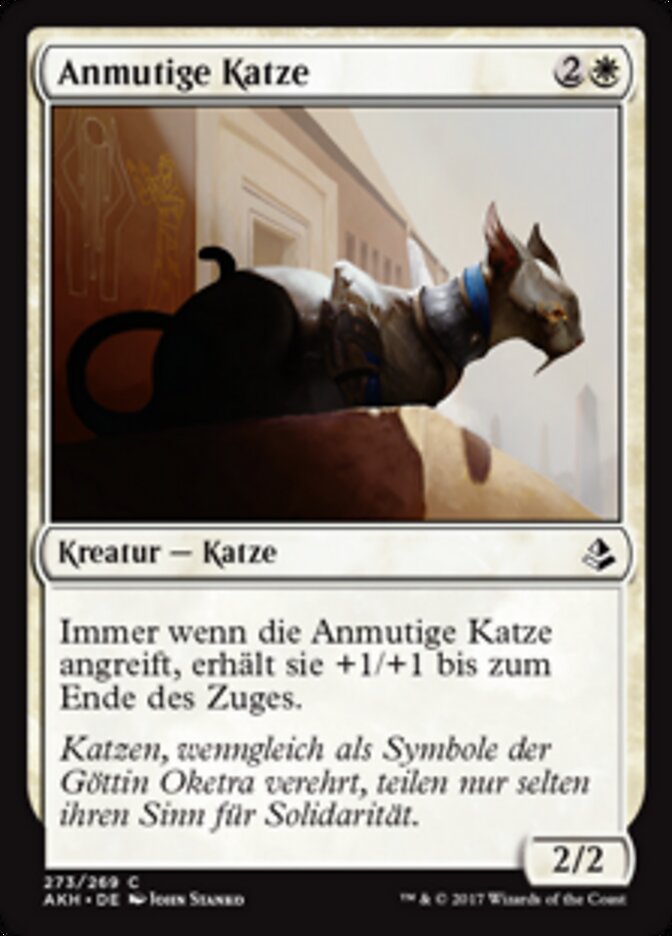 Anmutige Katze